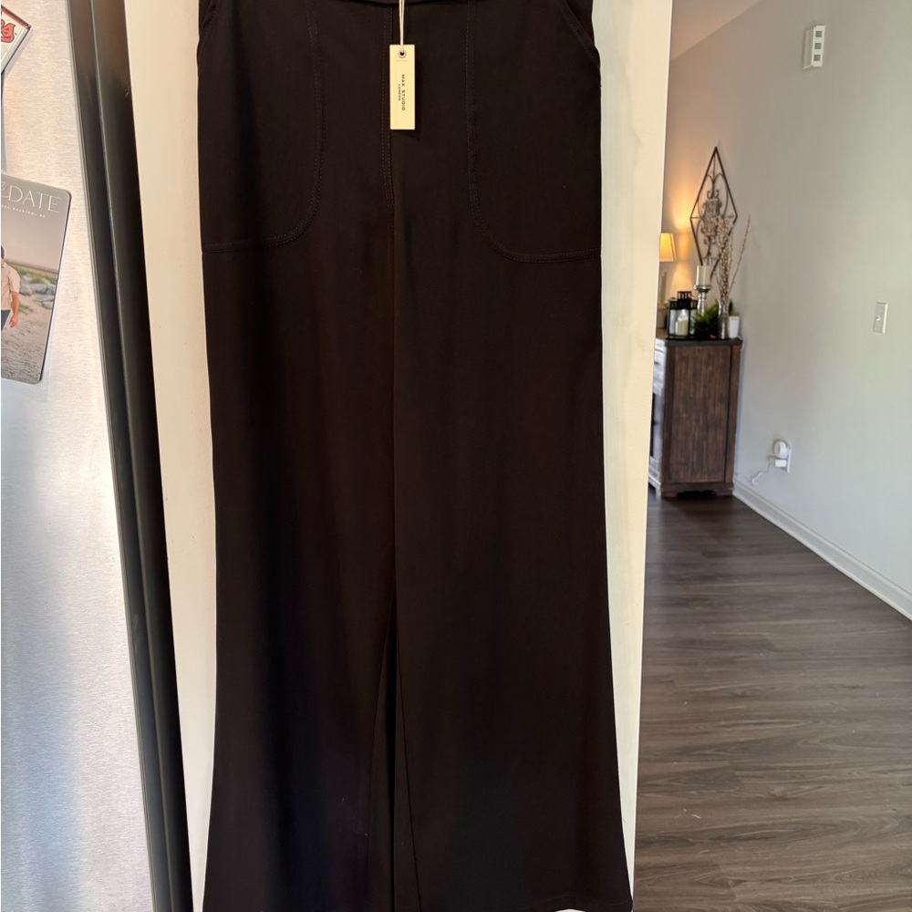 Max Studio Black Wide Leg Pants